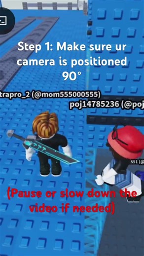 Wall flick on mobile tutorial #roblox #wallflick