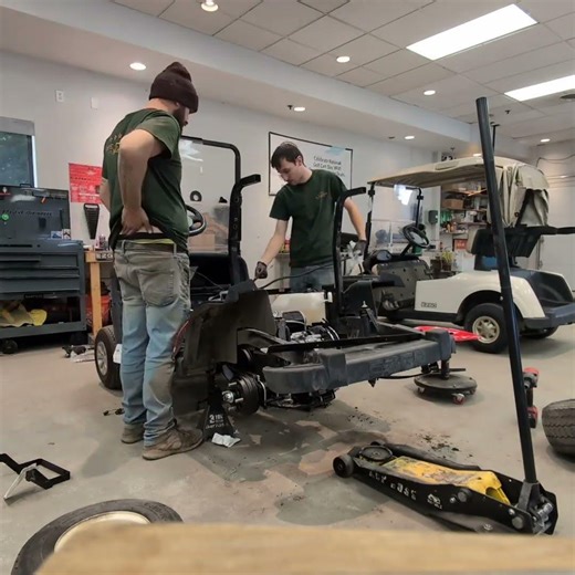 We do custom work here too. Electric to gas conversion and custom accessories. #ezgo #capitalregion