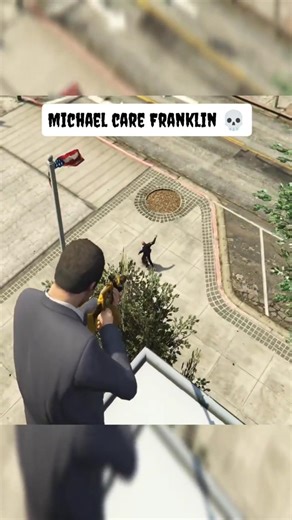 Michael care Franklin 💀 #gta5