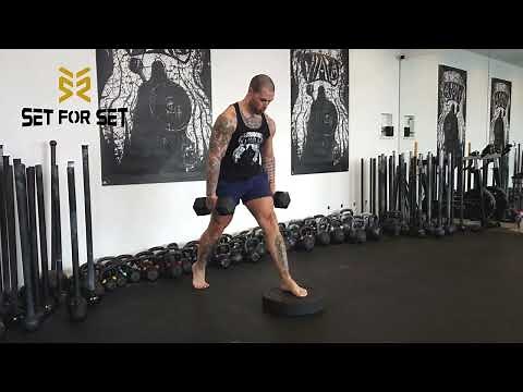 Dumbbell Split Squat w/ Elevated Front Foot | SFS Exercise Library