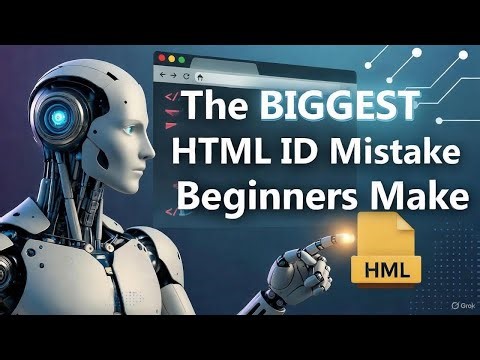 The BIGGEST HTML ID Mistake Beginners Make | HTML Tutorial #18
