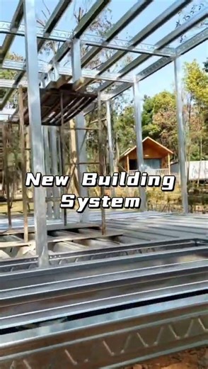 Single-Storey Project | Helical Piles + Steel Platform + Light Steel Structure #prefab