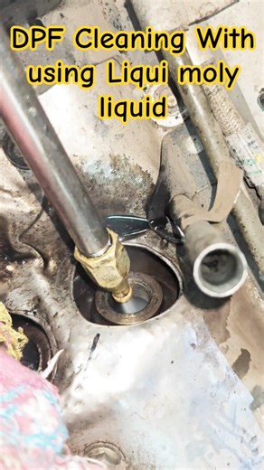DPF Cleaning With Liqui Moly liquid‪@Luckyspune‬ ‪@castrolautoservice‬ #dpfsolution #automobile