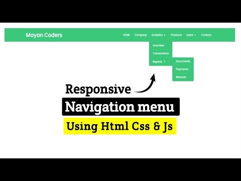 Learn Responsive Navbar in Minutes | Html Css Only | Mayancoders