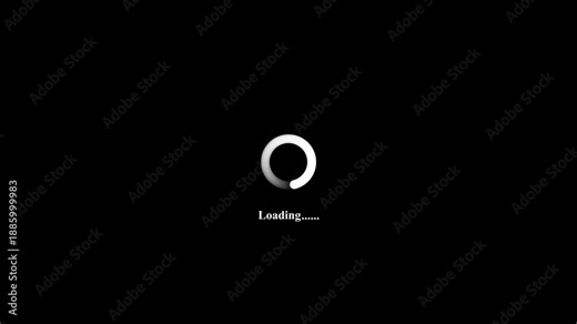 Animated of circle loading icon .Wheel loading concept icon. Animation of circle progress bar spinning animation. download animation Waiting symbol. Motion graphics of circle loading concept