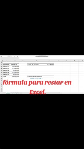 Domina el Arte de Restar en Excel
