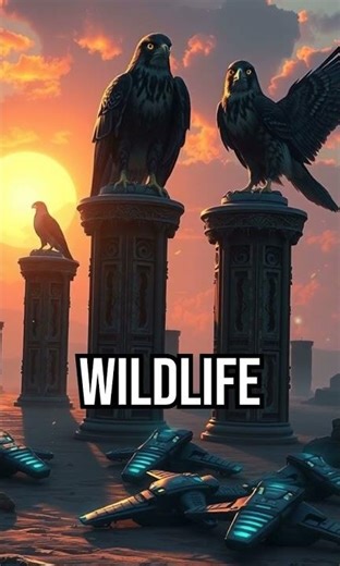 Falcons trained to catch drones! #wildlife #falcons #drones