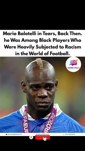 Mario Balotelli in Tears 😢 The Racism He Faced in Football ⚽#shorts