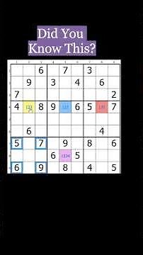Advanced Strategy That Will Blow Your Mind 🤯 😱Sudoku Shorts 127 | #sudoku #puzzle #shorts