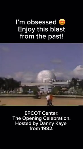 EPCOT Center: The Opening Day Celebration. Hosted by Danny Kaye from 1982. I’m obsessed 😍 #disney #instadisney #disneyreels #disneyinsta #disneyworld #disneygram #wdw #disneyig #disneyparks #waltdisneyworld #epcot #epcotcenter #disneylife #disneyobsessed | Disney Mouse House