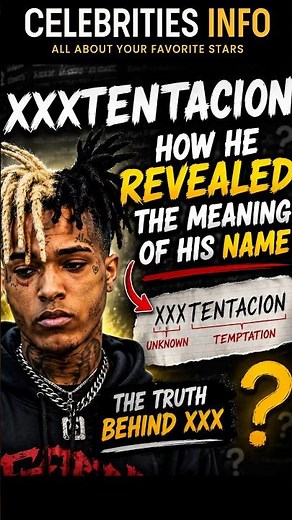 What is the meaning behind XXXTENTACION’s name? #trending #rapper #xxxtentacion #xxxtentaction