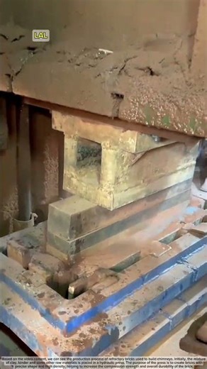 Build chimney from refractory bricks