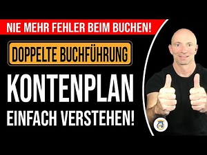 Kontenrahmen und Kontenplan einfach erklärt | Grundlagen der doppelten Buchführung (FIBU)