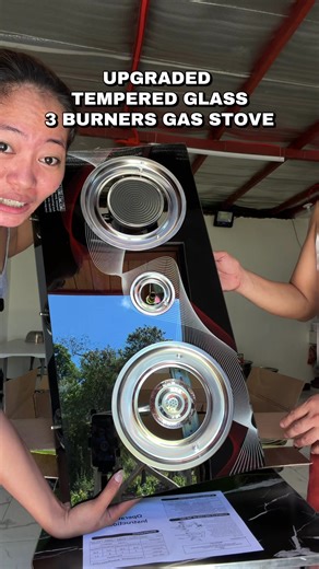Upgrade Your Kitchen: Tempered Glass 3-Burner Gas Stove