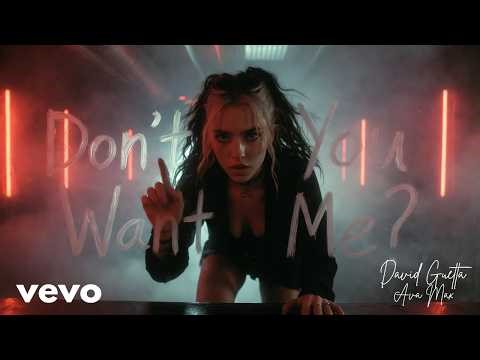 David Guetta & Ava Max - Don't You Want Me (Official Music Video)