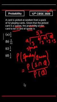 Probability Class 12 One Mark IMPORTANT MCQ 🔥 | Boards 2026