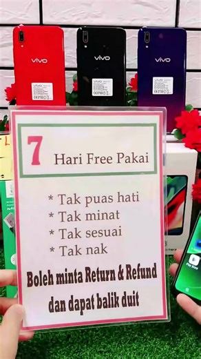 J (Refurbished) VIVO Y93 | Telefon 4G LTE | 6.22” HD Skrin | 8GB RAM 256GB Storan | Kamera Hebat 13MP 2MP | Bateri Besar 4030mAh