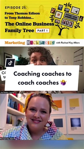 IT'S HERE 🔥 If you've ever wondered how the Online Business Industrial Complex was built, this is the 4-part series for you. I'm joined by @Lisa Robbin Young as we trace back how we arrived at this moment in internet marketing and online business, and who are the key leaders who brought us here, starting with Ben Franklin, Henry Ford, and Thomas Edison, all the way to Tony Robbins, Marie Forleo, Jenna Kutcher, Russell Brunson, Brooke Castillo, and Matthew McConaughey? Yeah, he’s a life coach no
