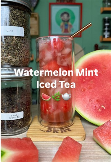 The Tea Guy (@mintybongwater) - Refreshing Watermelon Mint Iced Tea Recipe