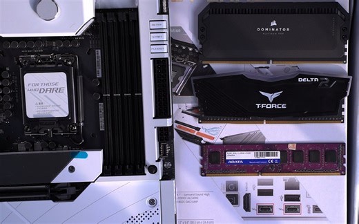 DDR3 DDR4 DDR5内存的安装