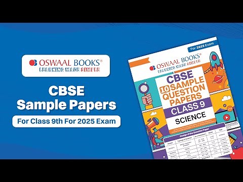 CBSE Sample Papers for Class 9 by OswaalBooks | Latest Syllabus & 50% Competency-Based Questions