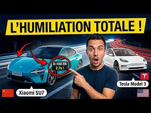 Pourquoi la voiture CHINOISE Xiaomi SU7 HUMILIE Tesla Model 3