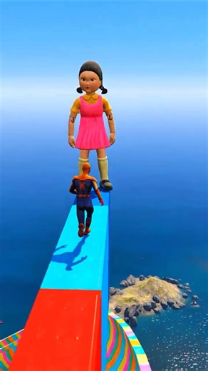 RangoBoy Spiderman's EPIC Waterslide Ragdoll 4