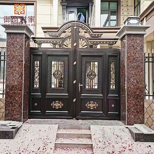 [Hot Item] Factory Supply Elegant Design Security System Other Glass Aluminum Gate