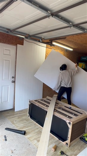 9.6K views · 100 reactions | This was the first thing I did when I moved into our new house and set up my garage. Would you try this? #stagingwall #fblifestyle | What Jess Flipped | Facebook
