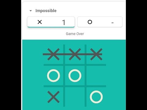 How to Technically beat Google's Impossible Tic Tac Toe