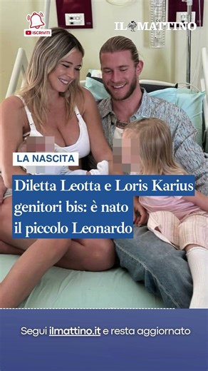 Diletta Leotta e Loris Karius genitori bis: è nato il piccolo Leonardo