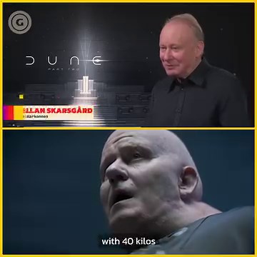 #Dune2 star, Stellan Skarsgard, talks having to wear 40 kilos of prosthetics to transform into Baron Harkonnen. | GameSpot