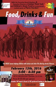 VIP Pre-Concert Party with Children's Music Fund and Autism Think Tank