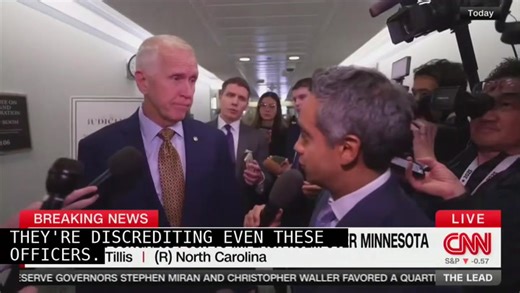 Thom Tillis is thrilled Trump called him a loser