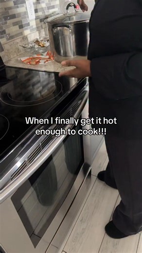 A little kitchen humor……when you working on a glass top stove vs that good Ol gas stove at home!!!! Soul D' Licious by Aapri’s Creations will travel to you! #fypシ #foodtruck #business #travelingchef #humor | Aapri Darby