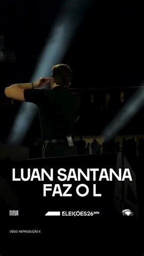 🔥Luan Santana faz o L em Brasília, Cantor sertanejo surpreende com gesto em apoio á Lula🔥
