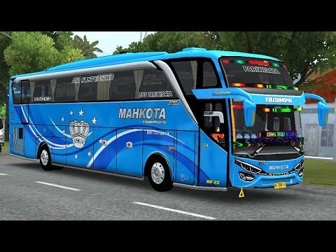 Trip Pekanbaru Bersama Bus Pariwisata Mahkota Triumph SHD | Bussid