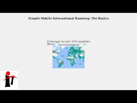 Does Simple Mobile Work Internationally Roaming, Coverage & Rates Explained