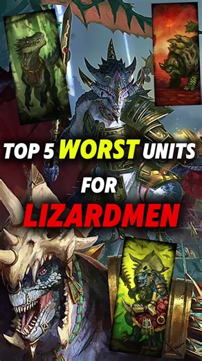 Top 5 Worst Units For Lizardmen! #totalwarwarhammer3 #warhammer #warhammerfantasy #totalwarwarhammer #totalwar
