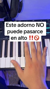 Este adorno NO puede pasarce en alto ‼️🚫 #piano #aprendepianoconelian #reels #pianotutorial | Aprende Piano Con Elian