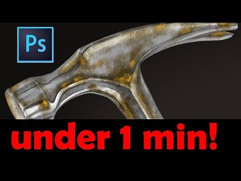 Rust brush in under 1 minute Photoshop tutorial