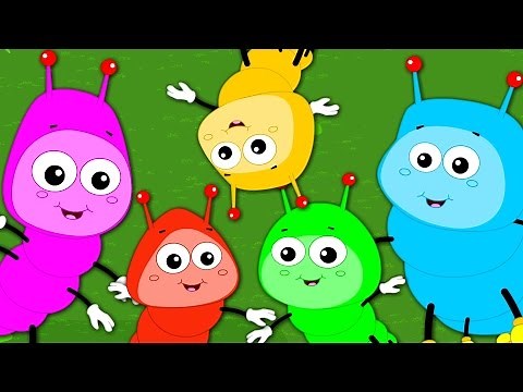 five little caterpillars | nursery rhymes | kids songs | baby rhymes | childrens rhymes