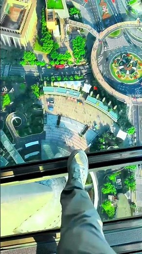 Walking on Air in Shanghai! 😱 #shorts