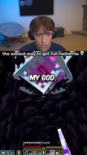 the easiest way to get full netherite 💀