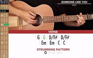 someone like you 吉他弹唱 GZ2H