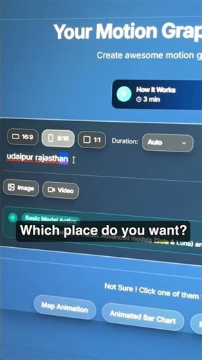 Create MAP Animations in 10 seconds 🔥! #shorts #shortvideo