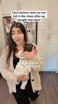 Can’t believe what my son hid in his shoes after we bought new ones!