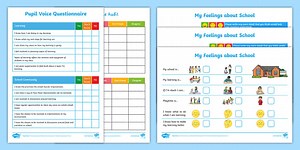 Pupil Voice Whole School Questionnaire and Audit Resource Pack