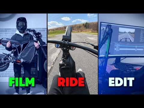 Day in the Life of an E-moto Content Creator