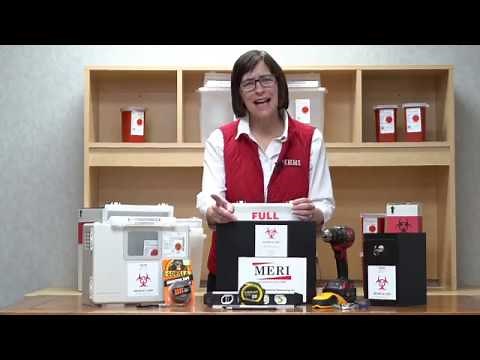 How to Install a Sharps Box - MERI (Madison Environmental Resourcing Inc)